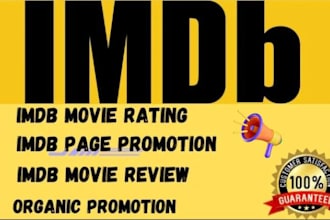 promote your imdb page to increase starmeter ranking