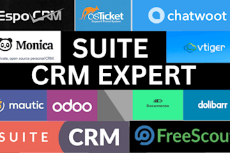 do suitecrm, suitedash, vtiger, bitrix24, dolibar, espocrm