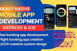 do mobile app development, ios app, android app creation, flutter app developer