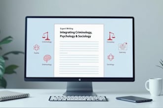 conduct research in scholarly psychology and criminology