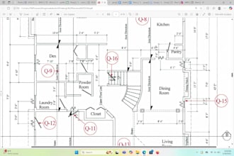 design 2d architecture floor plan, 3d modeling, cad drafting expert, interiors