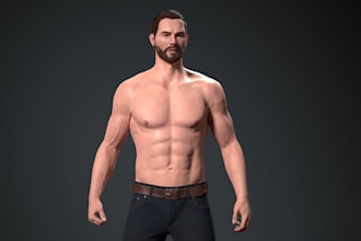 3d metahuman character,unreal engine5,ready made model,nsfw,game character,rig3d