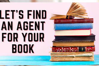 find literary agent for fiction children book manuscript screenplay movie script
