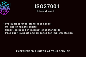 conduct an internal audit for iso27001
