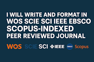 write and format in top wos sci ieee eb1a scopus indexed peer reviewed journal