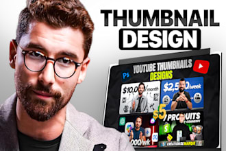 create youtube thumbnail design in iman gadzhi style miniature creator