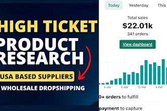 hunt high ticket dropshipping products research trusted dropshipping suppliers
