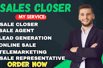 your sales closer representatives, sales leads generator
