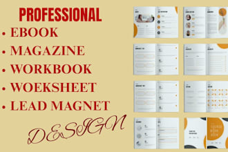 design ebook workbook worksheet sellsheet magazine flipbook canva ebook