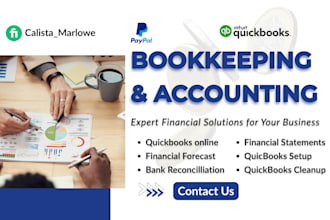 do accounting, bookkeeping, profit and loss, taxes, quickbooks online, xero wave