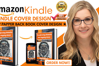 design stunning ebook cover, kdp paperback, and kindle design for amazon success