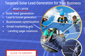 generate solar leads for your business optimization