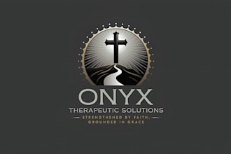 create modern ministry religious christian or church logo design