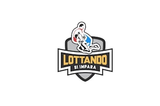 design stylish powerful logo of a wrestling club