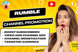 rumble video promotion, rumble promotion, video SEO