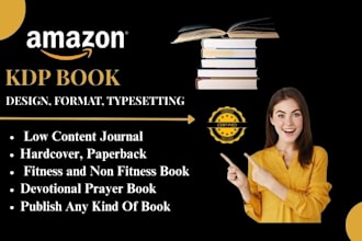 design, format amazon kdp low content journal, daily devotional prayer book