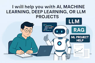 help you with ai, machine learning, deep learning, rag or llm projects