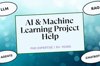 help you with ai, machine learning, deep learning, rag or llm projects