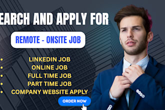 provide career coaching job search remote job job application and recruting