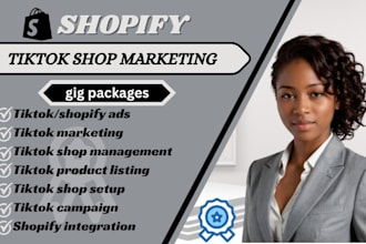 setup tiktok shop dropshipping tiktok ads shopify marketing tiktok shop ads