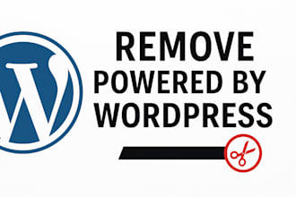remove powered by wordpress from your site footer
