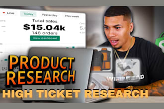 hunt profitable niche winning product for eu uk usa high ticket product research