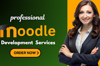 install moodle lms, develop moodle lms, customize moodle elearning website