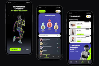 develop ai fitness app, ai workout app, ai nutrition app, calories app, wellness