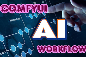 create custom comfyui workflow with stable diffusion, ai image generation, flux