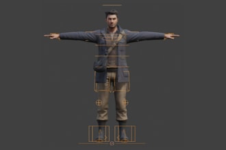 be 3d rigger, blend metahuman character,mixamo rig,meta rig,auto rig pro,ikfk