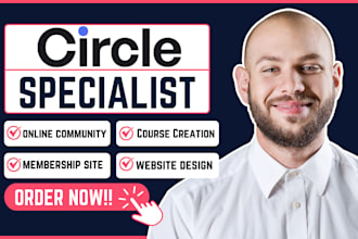 setup circle so community circle so online course circle so membership website
