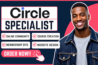 setup circle so community circle so online course circle so membership website