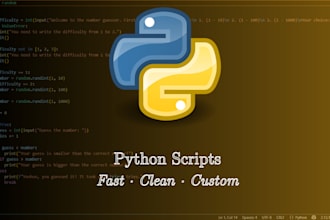 create a python script for you