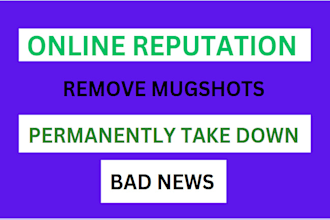 remove personal information on google mugshots do online reputation management