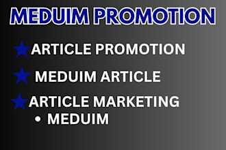 do massive medium promotion for your medium article