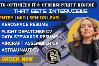 write aerospace resume, flight dispatchers, astronauts, and data stewards cv