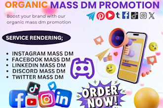 send organic instagram facebook mass dm to active USA UK germany audience