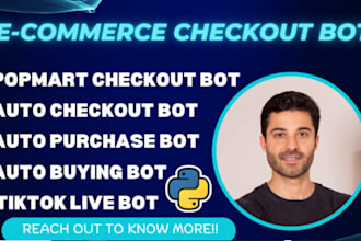 do auto purchase bot, shopping bot, popmart bot, auto buying bot, pokemon bot
