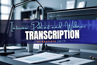 do accurate audio or video to text interview transcription
