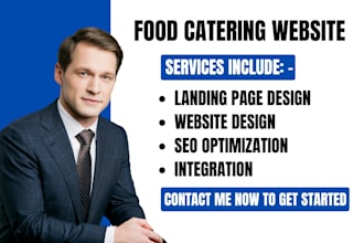 restaurant website food catering website food cafe website food truck website