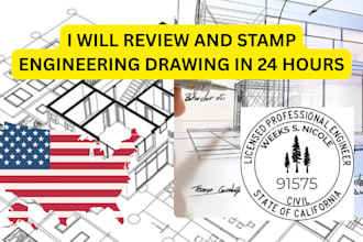 review and stamp your engineering drawings as a licensed pe