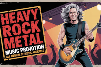 pitch and get your rock or metal music heard by 900 active playlist curators