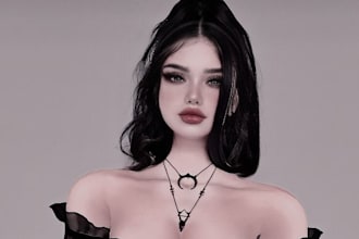 custom 3d vrchat avatar model, anime vrchat, 3d anime nsfw, nsfw 3d model