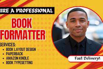 do book formatting for paperback, KDP book formatting, layout design typesetting