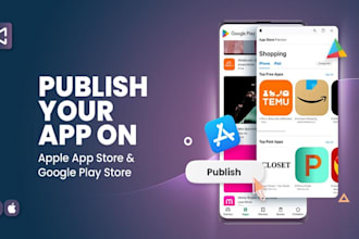 publish upload ios android app to appstore playstore