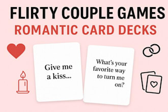 design fun drinking, party, and custom card games for couples or events