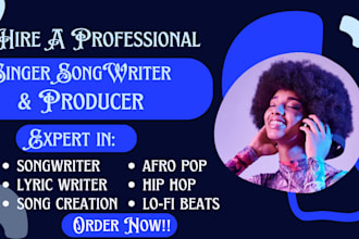 be christian female vocalist singer songwriter, lyrics writer, jingle, ballad