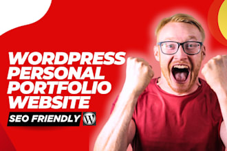 create a wordpress personal portfolio website design