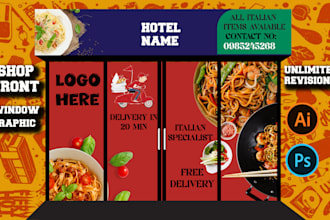 design outstanding window graphics shopfront for you