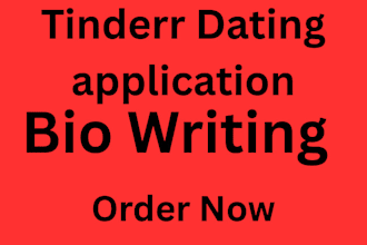 do write and review your profile description on tinder app